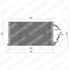 DELPHI TSP0225119 Condenser, air conditioning
